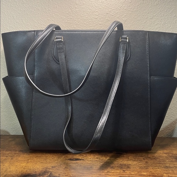 Kate Spade New York Madison Laptop Tote Bag Black Leather - Picture 6 of 14